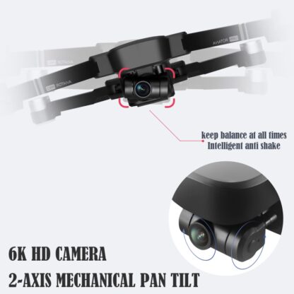 new 8811 pro 6K GPS drone 4K HD wide-angle camera 5G WIFI transmission two-axis PTZ brushless motor remote control distance 1km