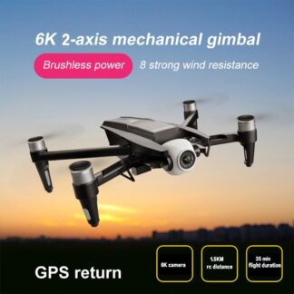 New RC drone 4K 6K 5g gps HD dual camera 5g gps two axis gimbal WiFi FPV brushless motor drone 4k professional