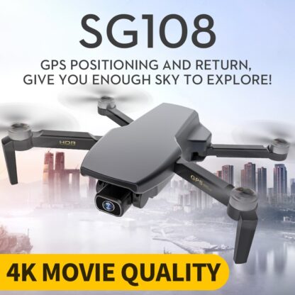 2020 NEW SG108 drone 4k HD 5G WiFi GPS dron brushless Motor FPV drone flight for 25 min rc distance 1km rc quadcopter drone