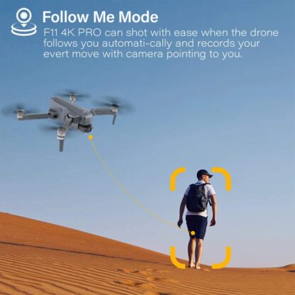 F11 4K PRO Drone Quadcopter UAV UHD 2-Axis Camera Live Video for GPS 30min Flight Time,Return Home,5G WiFi Transmission,FPV Drone Camera,Long Control Range,Brushless Motor, Auto Hover