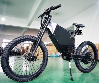 Electric-Dirt-Bike for Adults-Mountain-Motorcycle with 1536Wh Battery 32AH, Max 40 MPH and 80Miles Range E-Bike, Peak 3000W Brushless Motor, 25Inch Fat Tire and Front Fork Suspension - Image 9
