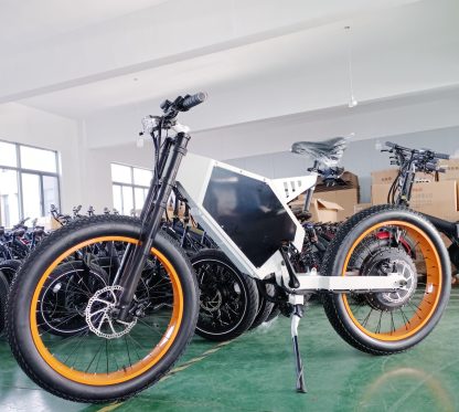 Electric-Dirt-Bike for Adults-Mountain-Motorcycle with 1536Wh Battery 32AH, Max 40 MPH and 80Miles Range E-Bike, Peak 3000W Brushless Motor, 25Inch Fat Tire and Front Fork Suspension - Image 10