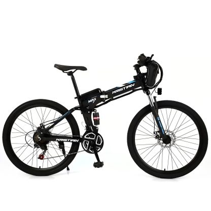 26 inch 350W Motor Lithium Battery Mountain Bike Powerful City Driving Bicycle Electric Bike With Water Cup And Storage Bag