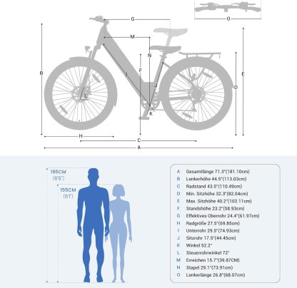 27.5 Inch E-Bike, Trekking Electric Bicycle with 36 V 15.6 Ah Large Battery 250 W Rear Motor Trekking/City Pedelec for Men and Women Long Range up to 100 km - Image 7