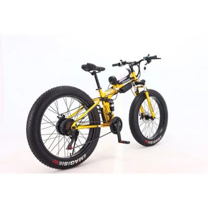 Bike 48V 15Ah 500W electric bicycle 26" Fat tire Mountain electric Bike folding electric bike - Image 2