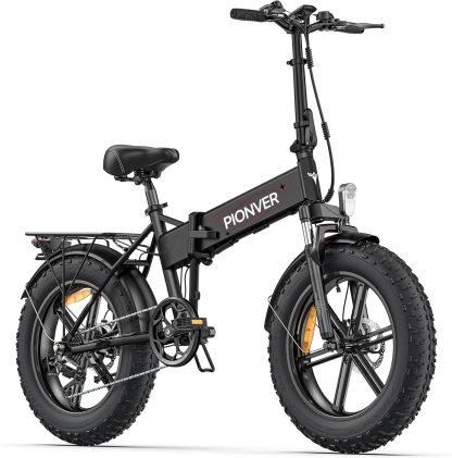 E-Bike Electric Bike Foldable | 20''×4.0" Fat Tires | 48V 13Ah Lithium Battery | Range 120KM | 7 Speed | 25KM/H