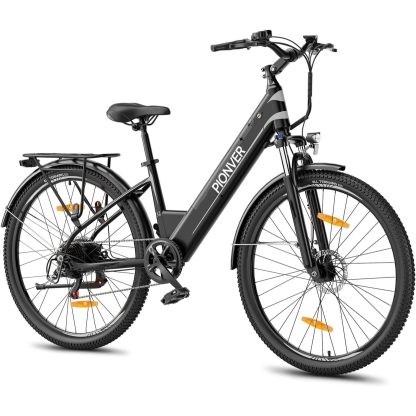 27.5 Inch E-Bike, Trekking Electric Bicycle with 36 V 15.6 Ah Large Battery 250 W Rear Motor Trekking/City Pedelec for Men and Women Long Range up to 100 km