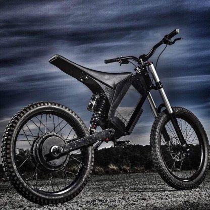 Electric-Dirt-Bike for Adults-Mountain-Motorcycle with 1536Wh Battery 32AH, Max 40 MPH and 80Miles Range E-Bike, Peak 3000W Brushless Motor, 25Inch Fat Tire and Front Fork Suspension - Image 2