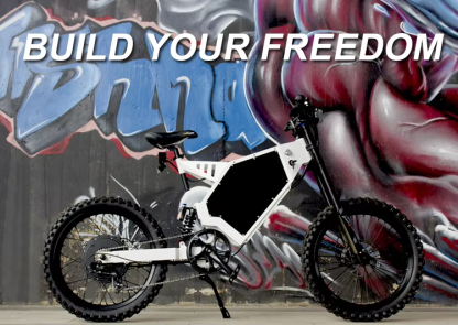 Electric-Dirt-Bike for Adults-Mountain-Motorcycle with 1536Wh Battery 32AH, Max 40 MPH and 80Miles Range E-Bike, Peak 3000W Brushless Motor, 25Inch Fat Tire and Front Fork Suspension - Image 4