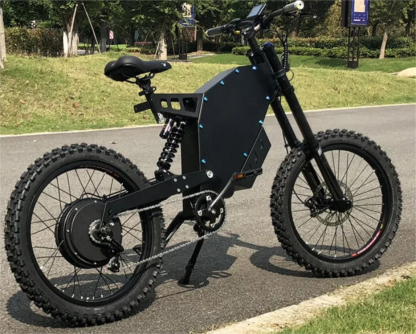 Electric-Dirt-Bike for Adults-Mountain-Motorcycle with 1536Wh Battery 32AH, Max 40 MPH and 80Miles Range E-Bike, Peak 3000W Brushless Motor, 25Inch Fat Tire and Front Fork Suspension - Image 5
