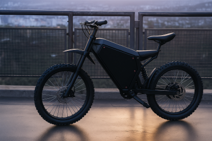 Electric-Dirt-Bike for Adults-Mountain-Motorcycle with 1536Wh Battery 32AH, Max 40 MPH and 80Miles Range E-Bike, Peak 3000W Brushless Motor, 25Inch Fat Tire and Front Fork Suspension - Image 9