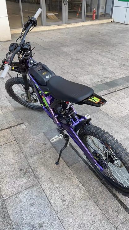 Electric Motorcycle Bike for Adults, Electric Dirt Bike 8000W(Peak) Mid-Mounted Motor 72V/30AH Removable Battery, Top Speed 50MPH/75Miles Off Road Electric Mountain Bike, Dual LED Headlight - Image 7