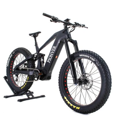 26 Inch  Electric Bicycle for Adults, 750 W Middle Motor, 48 V 17.5Ah Lithium-Ion Battery, Full Suspension E-Mountain Bike