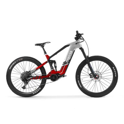 27.5"x 2.6" Inch Electric Bicycle for Adults, 500 W Middle Motor, 48 V 17.5Ah Lithium-Ion Battery, Full Suspension E-Mountain Bike - Image 4