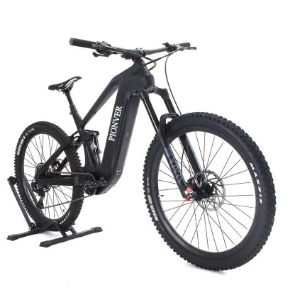27.5"x 2.6" Inch Electric Bicycle for Adults, 500 W Middle Motor, 48 V 17.5Ah Lithium-Ion Battery, Full Suspension E-Mountain Bike